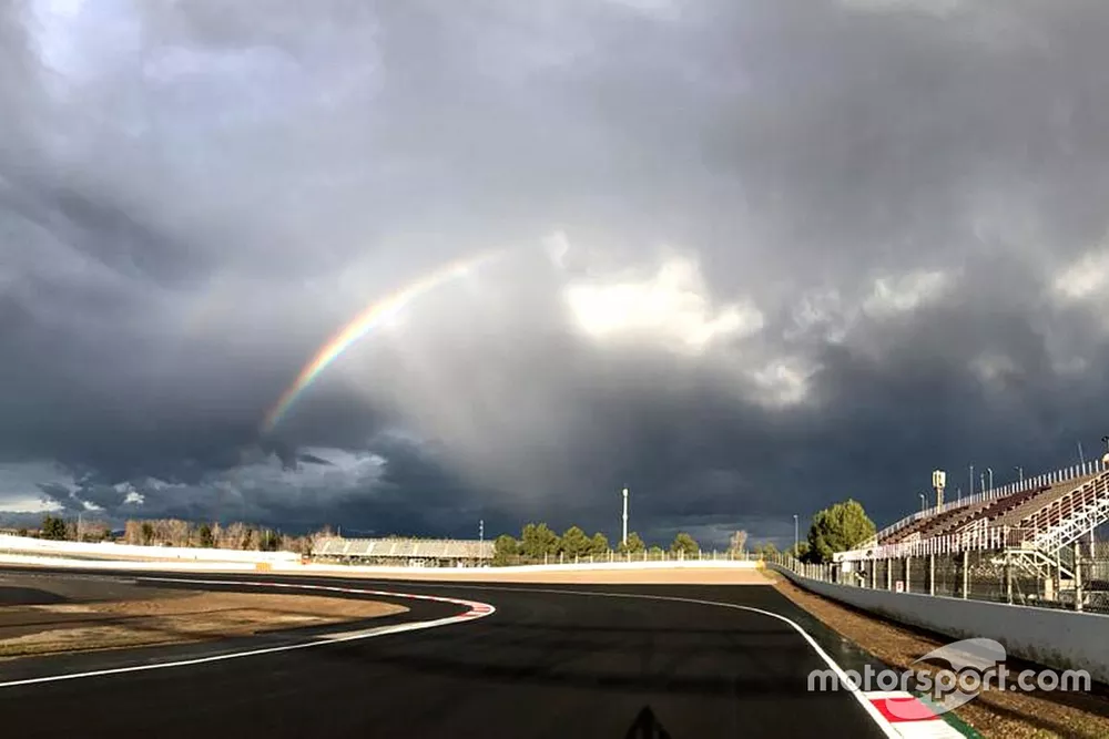 Trabajos de remodelaci&oacute;n de la curva 10 del Circuit de Barcelona-Catalunya