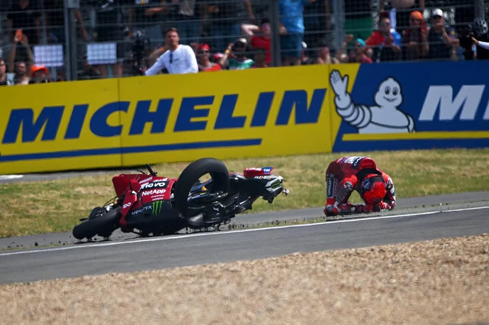 Marc Marquez, Ducati Team crash
