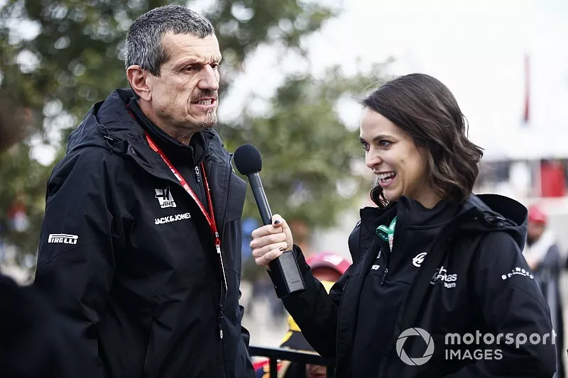 Guenther Steiner, Team Principal, Haas F1 Team, is interviewed