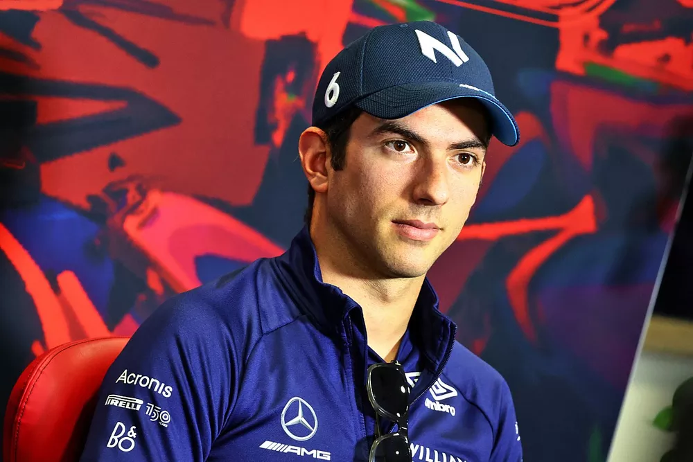 Nicholas Latifi, Williams Racing, en conf&eacute;rence de presse