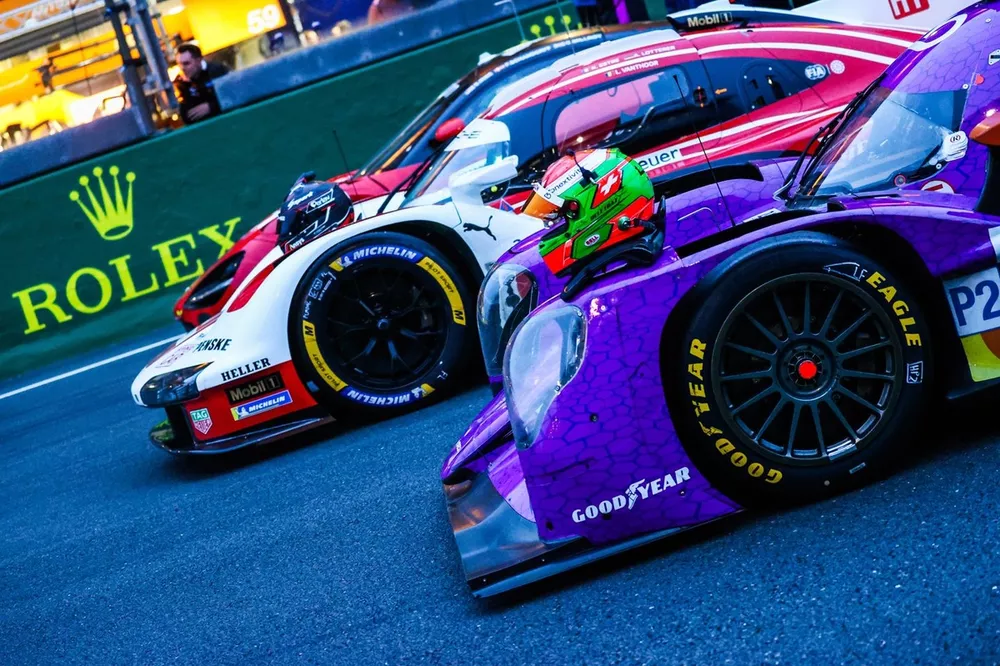 #70 Inception Racing McLaren 720S LMGT3 Evo: Brendan Iribe, Ollie Millroy, Frederik Schandorff, #6 Porsche Penske Motorsport Porsche 963: Kevin Estre, Andre Lotterer, Laurens Vanthoor, #14 AO by TF Oreca 07: Gibson: Pj Hyett, Louis Deletraz, Alex Quinn 