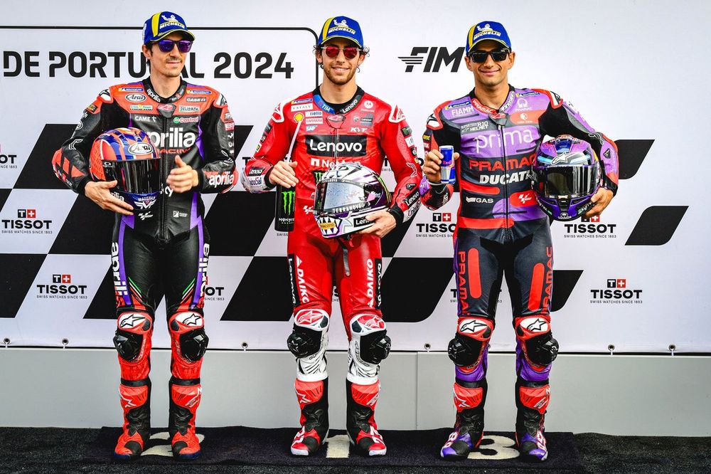 Enea Bastianini, Jorge Martin y Maverick Vinales