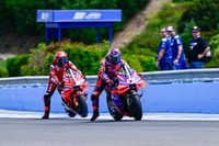 Martín admite su error en Jerez, pero que no estaba "presionado" por Bagnaia