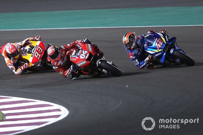 Andrea Dovizioso, Ducati Team, Marc Marquez, Repsol Honda Team, Alex Rins, Team Suzuki MotoGP
