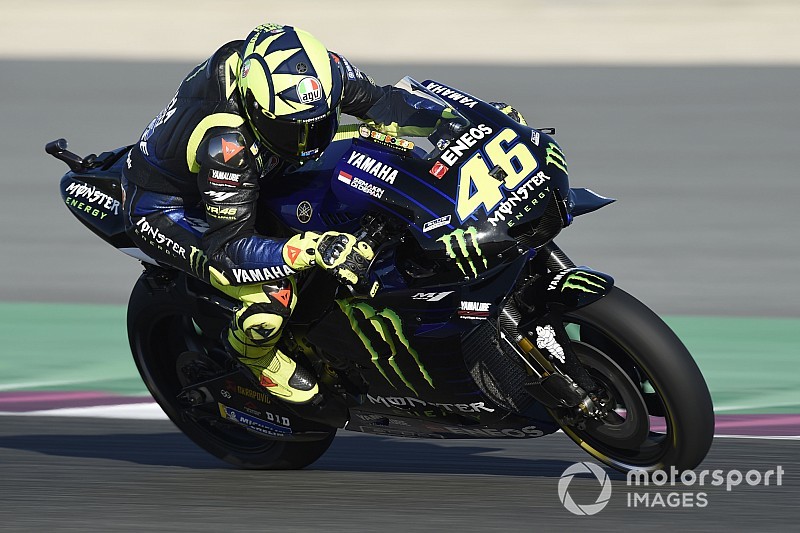 Rossi marca el mejor tiempo de la primera práctica en Qatar