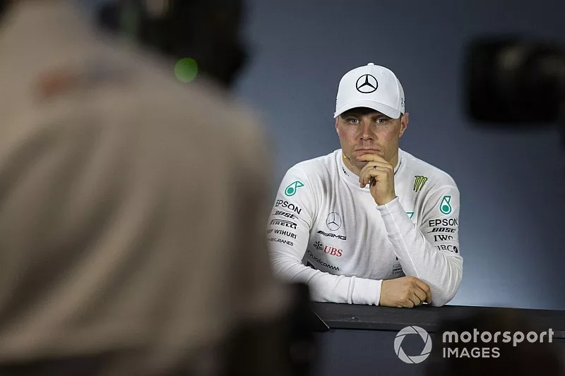 Valtteri Bottas, Mercedes AMG F1 in Press Conference 