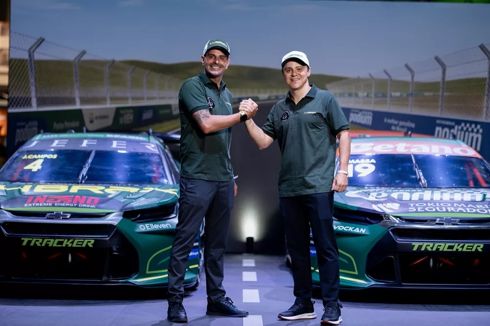 Julio Campos e Felipe Massa