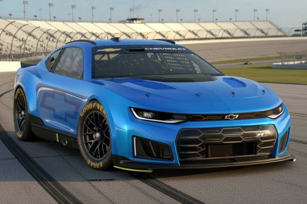 Renderizado del coche de la NASCAR 2026