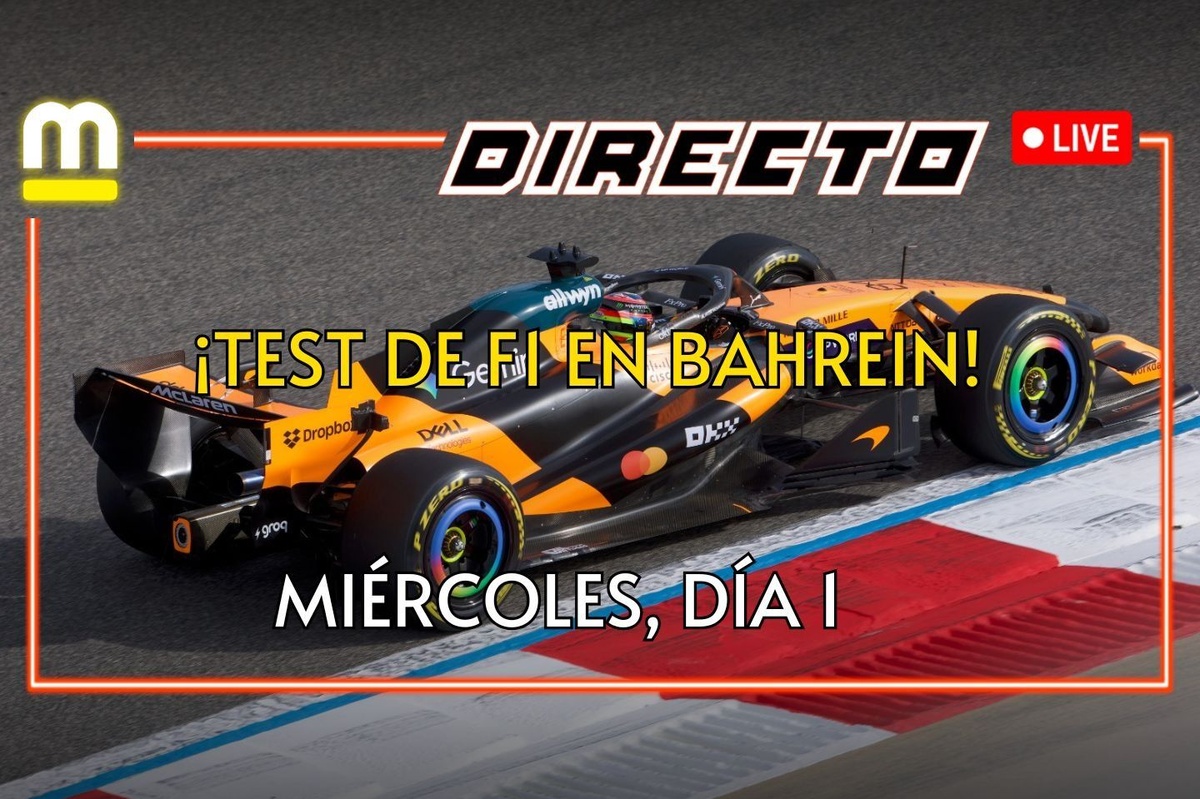 F1 en DIRECTO: ¡Test de Bahrein 2026! (Con Live Timing)