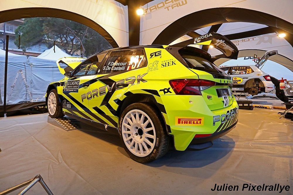 Francois Delecour, Sabrina De Castelli, Skoda Fabia RS Rally2