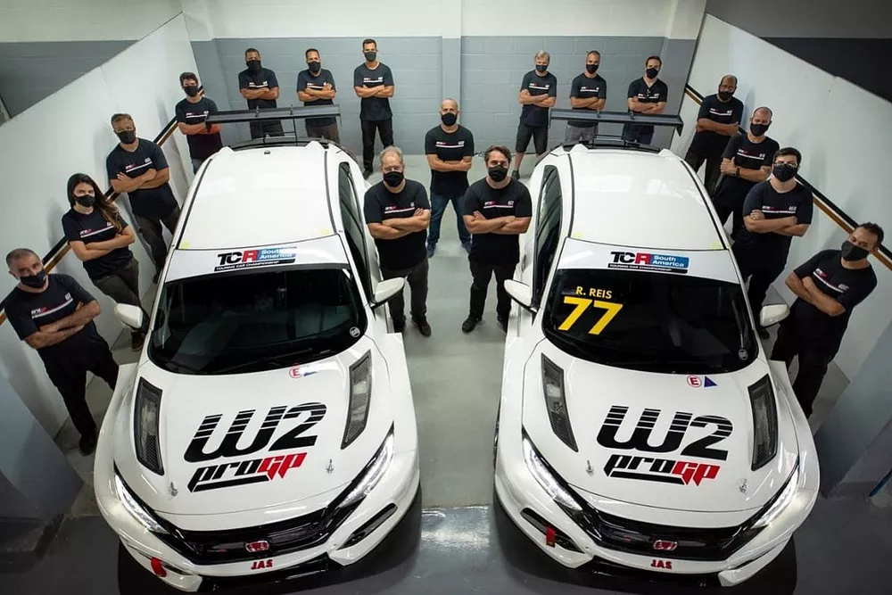 A equipe W2 ProGP