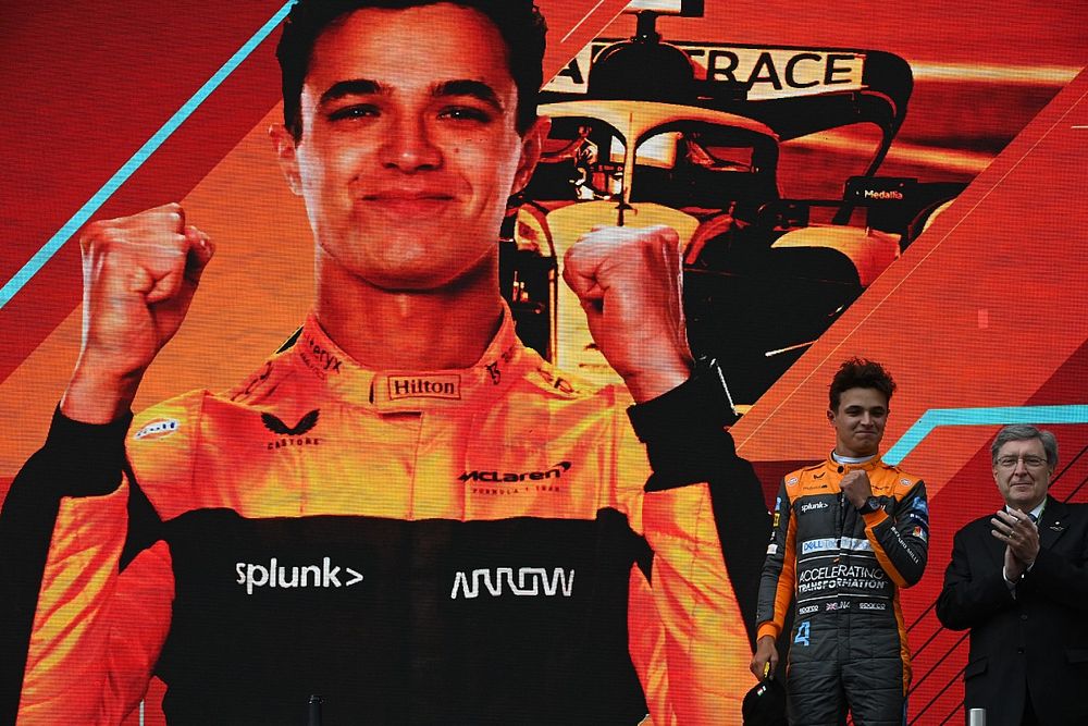 Lando Norris, McLaren, 3ª posición