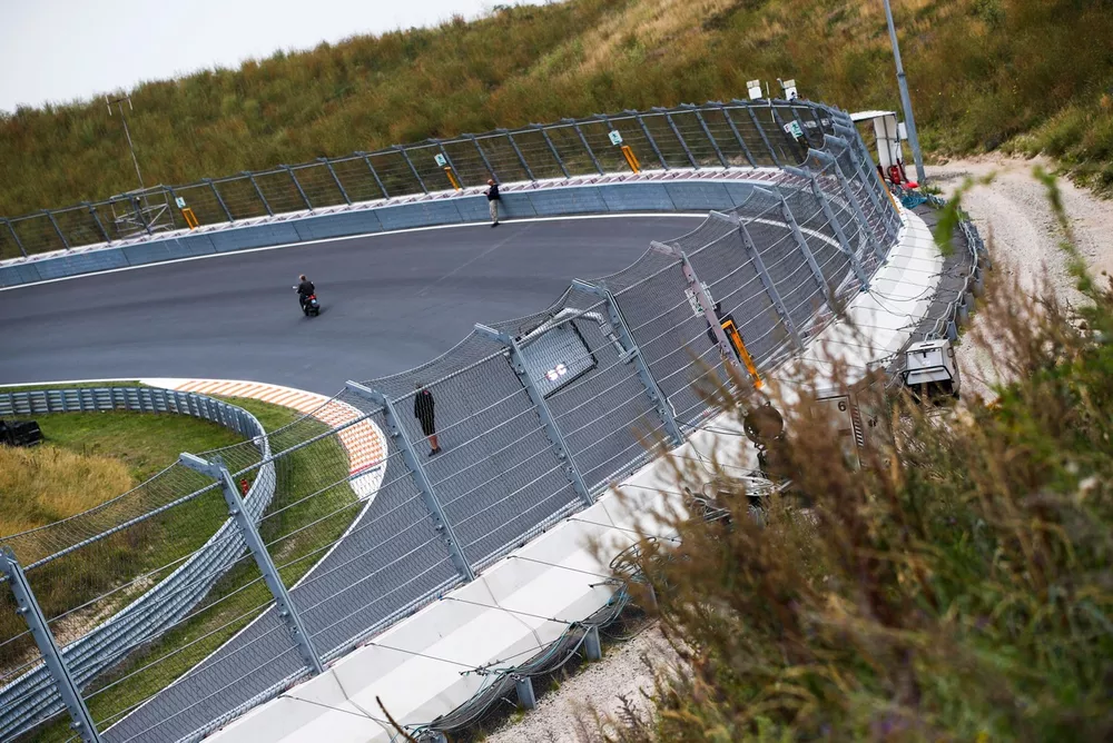 Zandvoort banking on the track