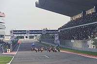 La parrilla de salida de la carrera de MotoGP en India (Buddh)