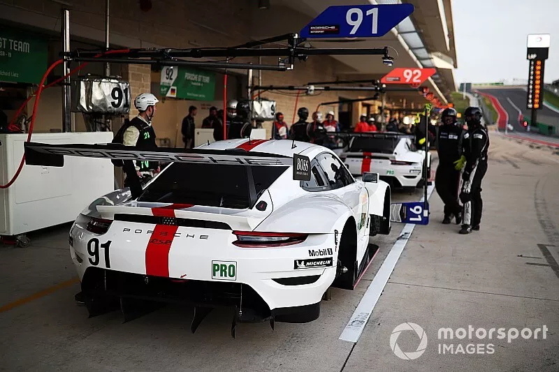 #91 Porsche GT Team Porsche 911 RSR: Richard Lietz, Gianmaria Bruni 