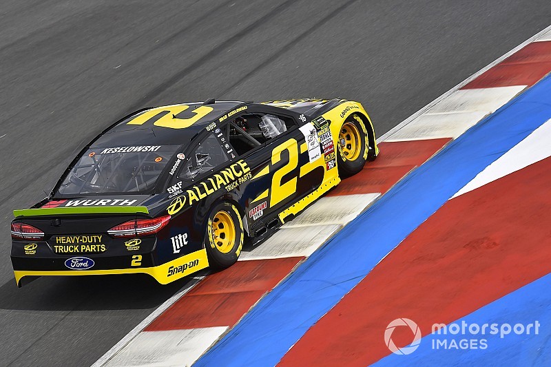 Brad Keselowski goes fastest in final Roval practice, then wrecks