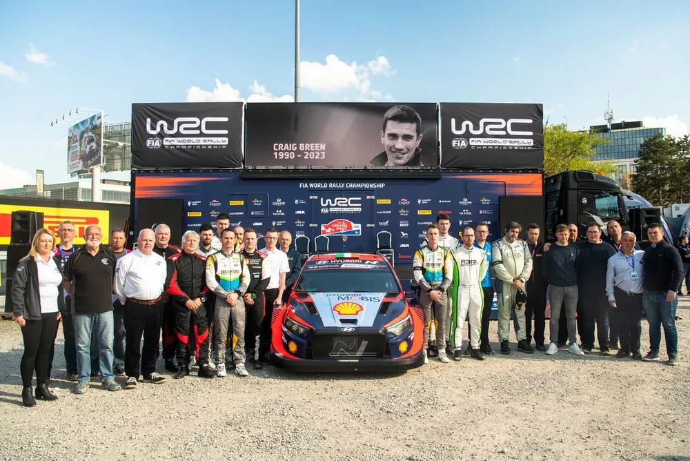 En memoria de Craig Breen, Hyundai World Rally Team