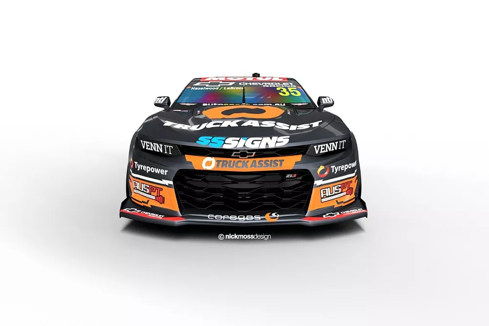 MSR 2023 TAR-GEN3 CAMARO Livery Design (34 JLB & 35 TH) V4 (ELEVATIONS)_FRONT Elevation