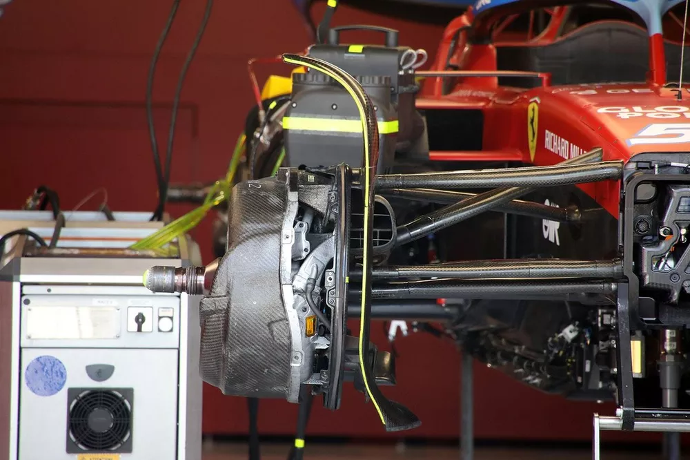 Ferrari SF-24 front brake detail