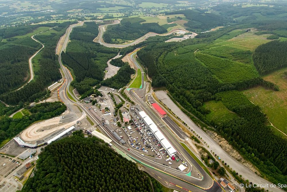 Vista a&eacute;rea de Spa-Francorchamps