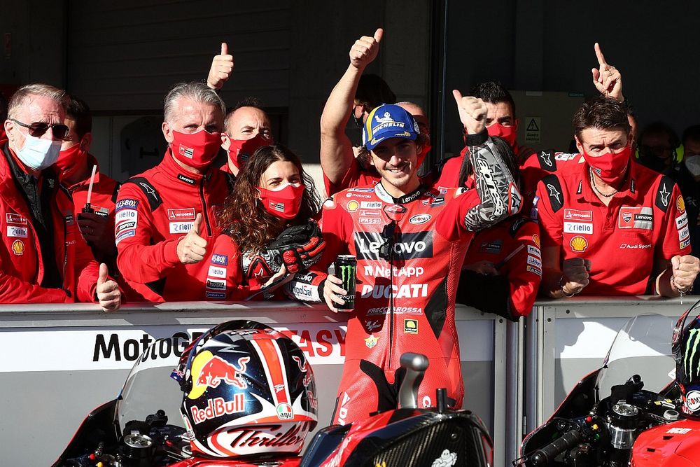 Ganador de la pole Francesco Bagnaia, Ducati Team
