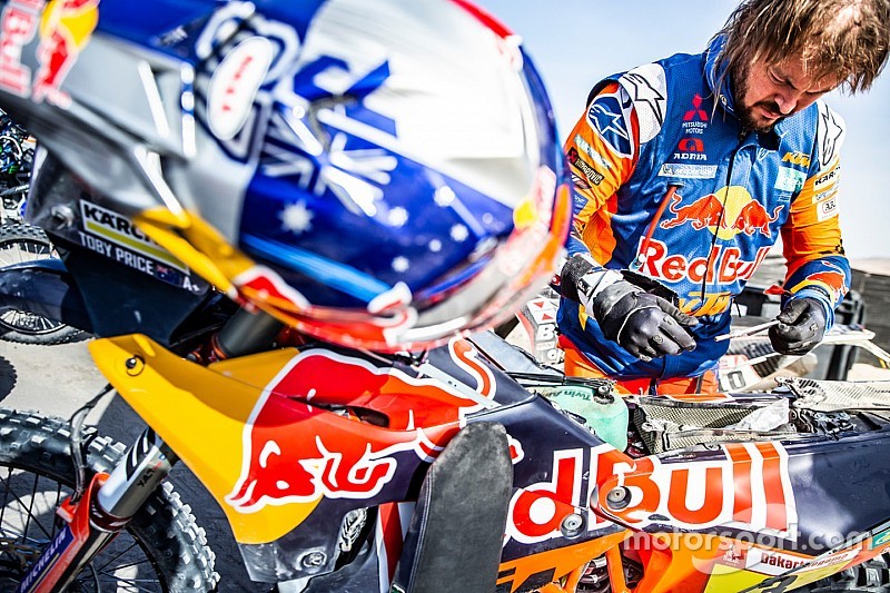 Toby Price es recibido de manera particular en Australia