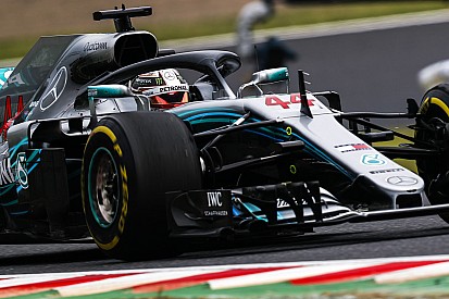 FP3 GP Jepang: Hamilton sapu bersih latihan, Hulkenberg kecelakaan