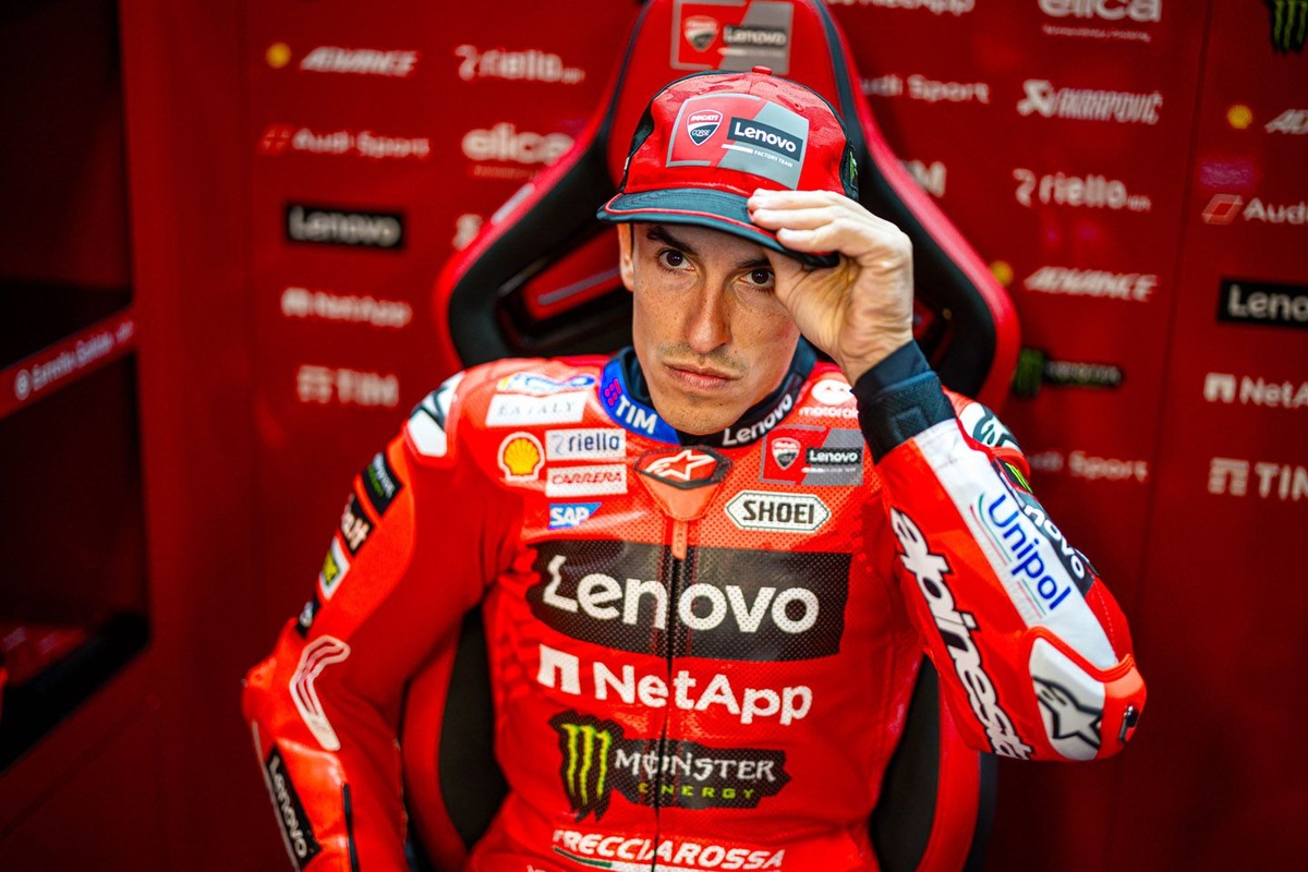 Márquez met sa chute sur le compte de la distraction après celle de Zarco