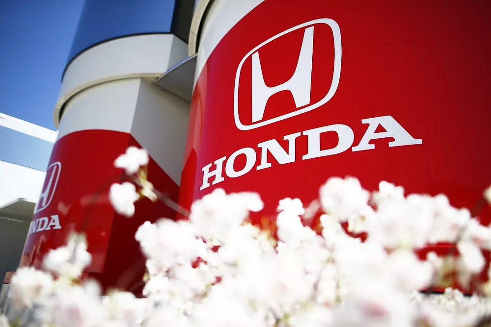 Honda logos on a motorhome