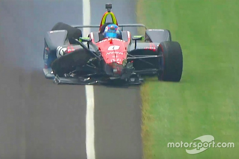 Indy 500: Wickens shunts in final practice