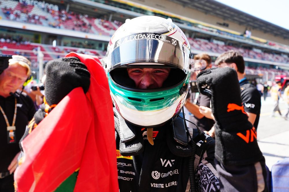 Race winner Ivan Domingues, Van Amersfoort Racing