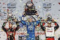 Newgarden gana tras la lluvia en Gateway con O'Ward en el top 5