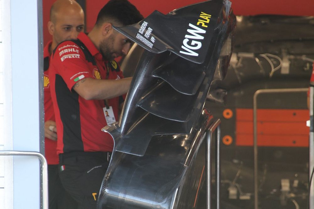 Ferrari SF-23 detalle del suelo