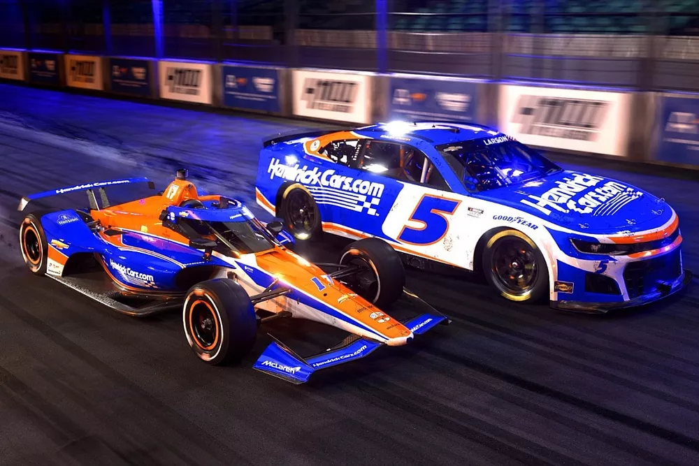 Kyle Larson double