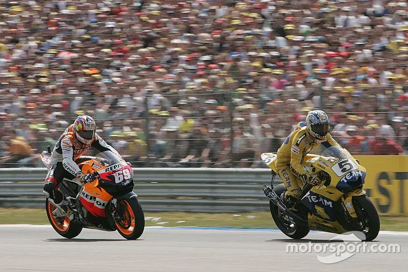 Nicky Hayden and Colin Edwards