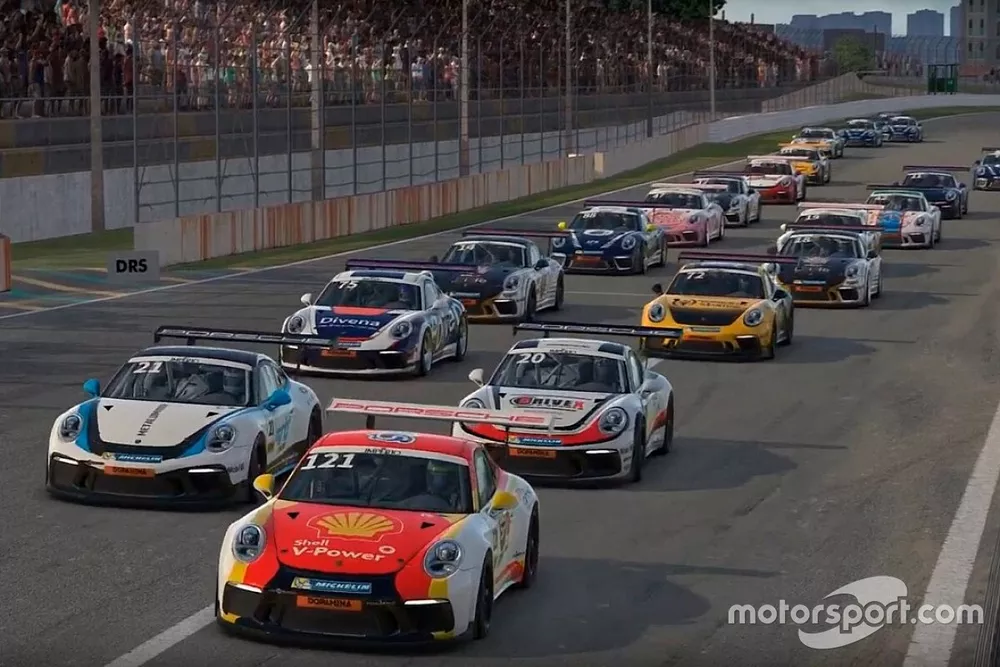 Corrida virtual da Porsche Cup vai selecionar piloto Shell
