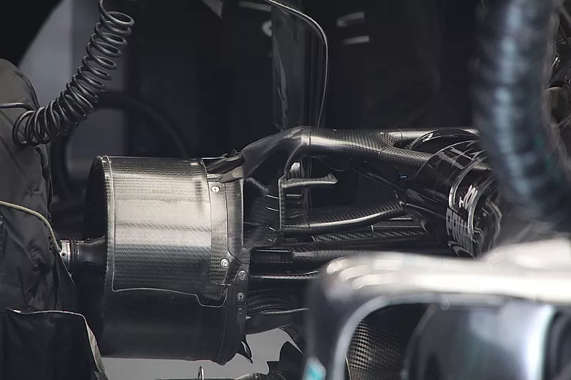 Freins arri&egrave;re de la Mercedes W11