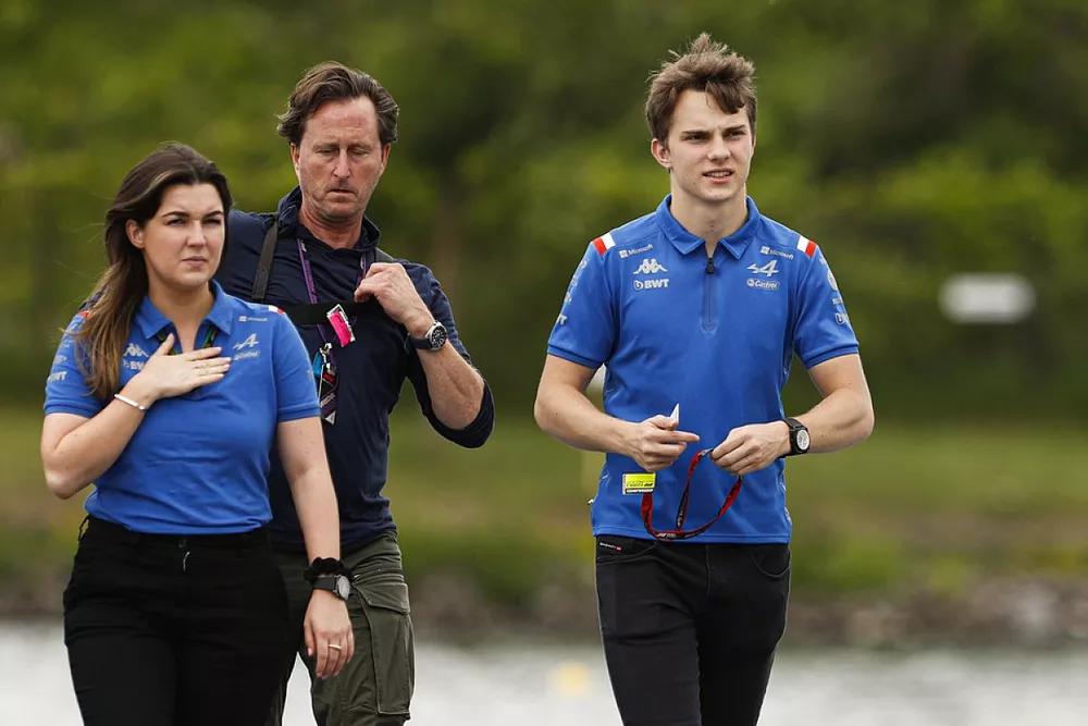 Oscar Piastri, pilote de réserve, Alpine F1 Team 