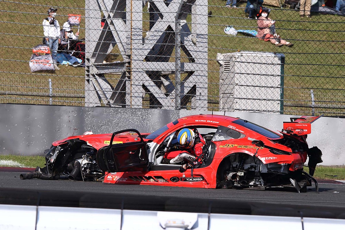 SUPER GT スーパーGT 2022 アールキューズ AMG GT3 #22 スーパーGT】富士で大クラッシュの22号車アールキューズ、第3戦