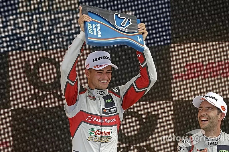 Podium: Race winner Nico M&uuml;ller, Audi Sport Team Abt Sportsline