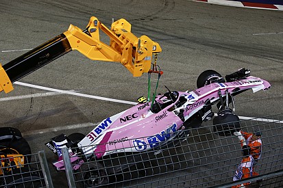Pérez bate em Ocon e Sirotkin e incendeia GP de Singapura