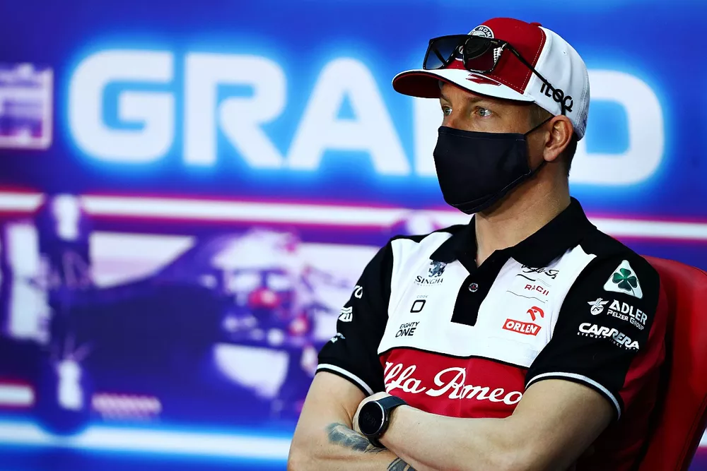Kimi Raikkonen, Alfa Romeo Racing, in the press conference
