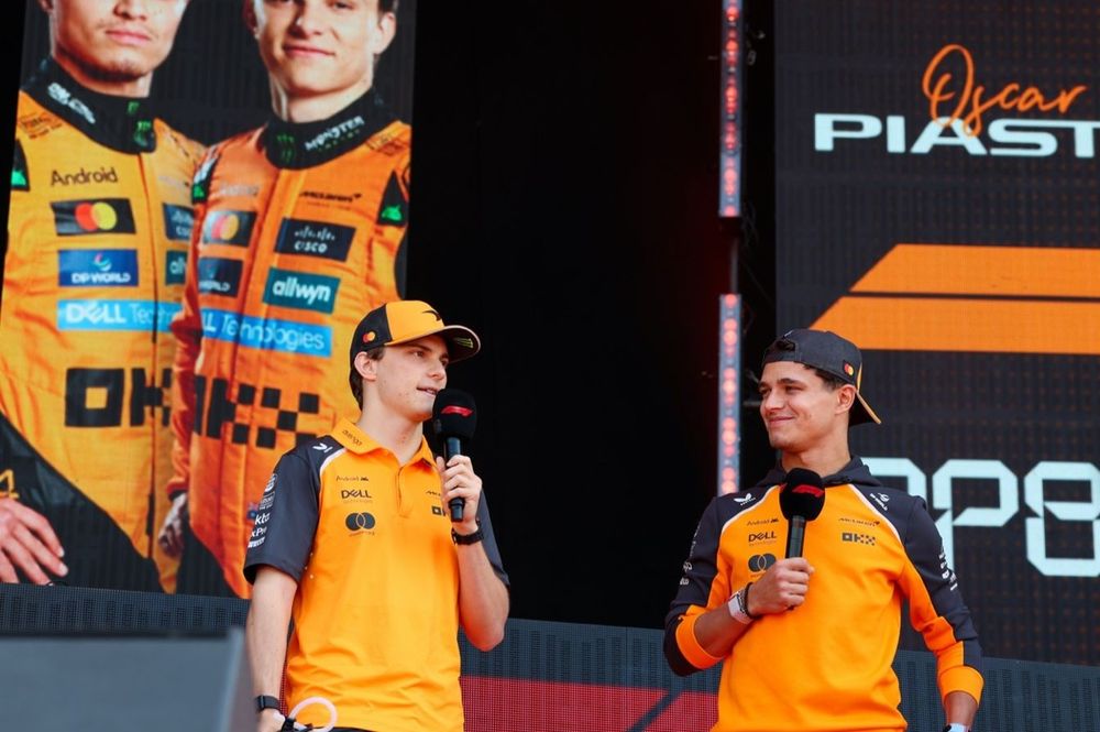 Lando Norris, McLaren, Oscar Piastri