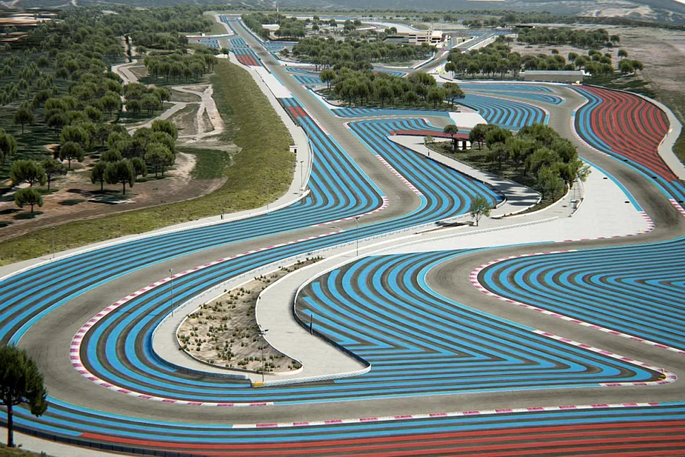 Track Layout, Circuit Paul Ricard, France