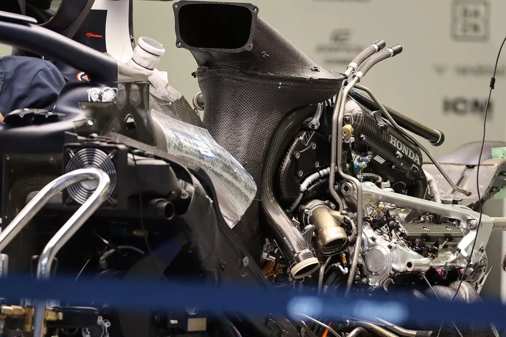Il motore Honda dell'AlphaTauri