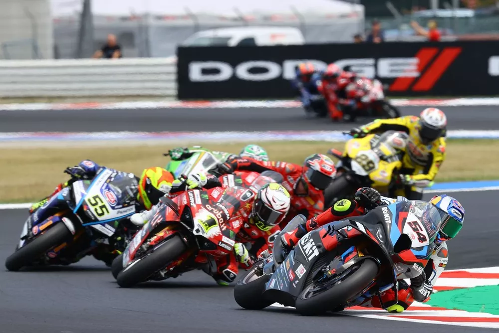 Toprak Razgatlioglu, BMW Motorrad WorldSBK Team, Alvaro Bautista, Aruba.It Racing - Ducati, Nicolo Bulega, Aruba.It Racing  Ducati