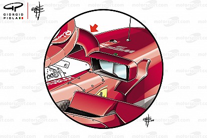 Cómo los espejos de Ferrari se convirtieron en un punto de discusión