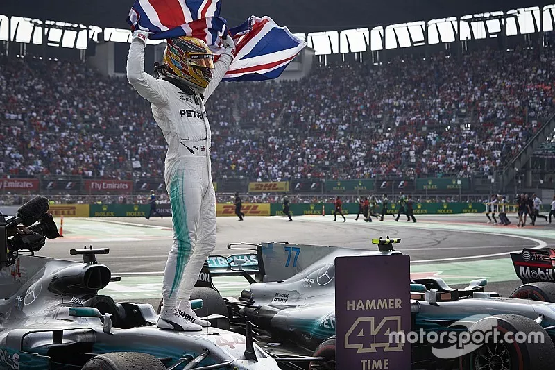 Campeón del mundo de F1 2017 Lewis Hamilton, Mercedes AMG F1