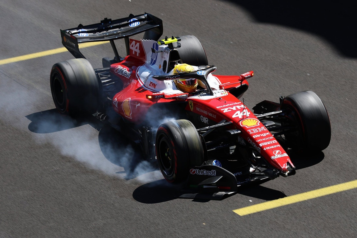 Hamilton sofre acidente no TL3 do GP da Espanha