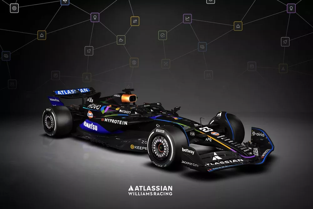 Decoraci&oacute;n especial de Williams Racing para Las Vegas